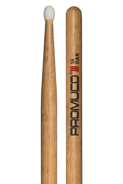 Promuco Percussion Oak Drumsticks (5A, Nylon Tip)