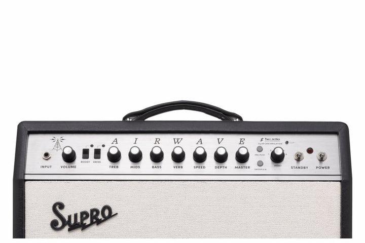 Supro Airwave 25W 1x12 Tube Combo Amp with Two notes DynIR Cab Simulation