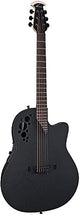 Ovation Pro Series Elite 1868TX Super Shallow Acoustic-Electric Guitar (Black Textured)