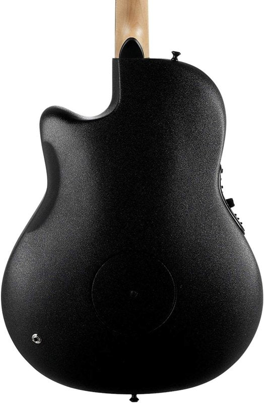 Ovation Pro Series Elite 1868TX Super Shallow Acoustic-Electric Guitar (Black Textured)
