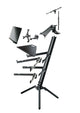 K&M K&M 18860 Black Keyboard Stand