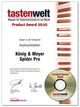 K&M K&M 18860 Black Keyboard Stand
