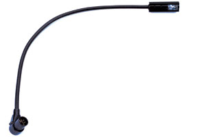 Littlite 18XR-HI-4 18in High Intensity Gooseneck Console Light with Right-Angle 4-Pin XLR