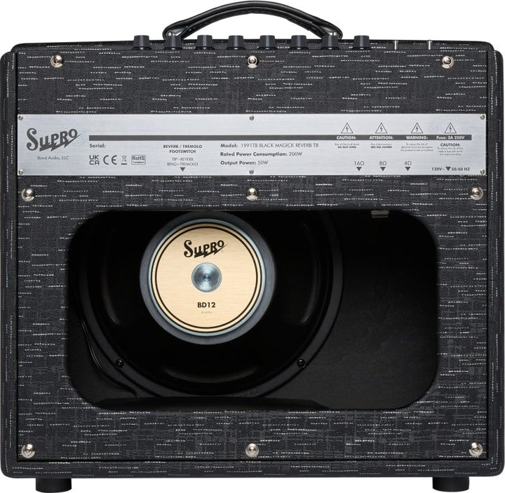 Supro Black Magick Reverb TB Tyler Bryant Signature 35W 1x12 Tube Combo Amp