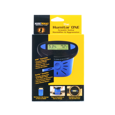 MusicNomad Humitar ONE Acoustic Guitar Humidifier and Hygrometer