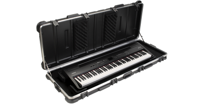SKB SKB 1SKB-5820W ATA 88 Note Keyboard Case (Black / Pre-Cut) - Keyboard & Synthesizer Stands