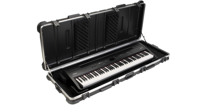 SKB SKB 1SKB-5820W ATA 88 Note Keyboard Case (Black / Pre-Cut) - Keyboard & Synthesizer Stands