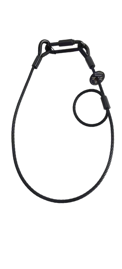 ADJ Steel Safety Cable - 100lb Rated / 31.5in - Black