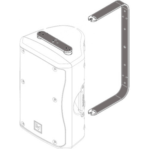 Electro-Voice Electro-Voice MB3-B Wall/Ceiling Mounting Bracket for ZX3 - Black