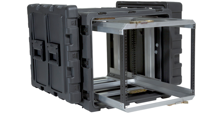 SKB SKB 3RR-9U24-25B rSeries 9U Shock Rack (Black) - Cases & Transport Accessories