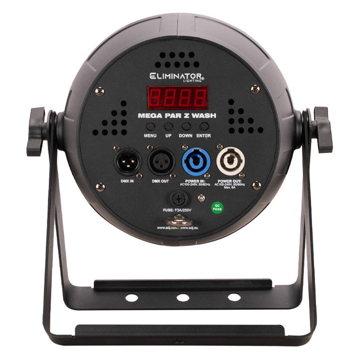 Eliminator MEGA-PAR-Z-WASH PAR Fixture with 19 x 15W RGBW LED - Stage Lighting