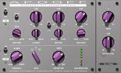 Apogee (Software) Symphony ECS Channel Strip