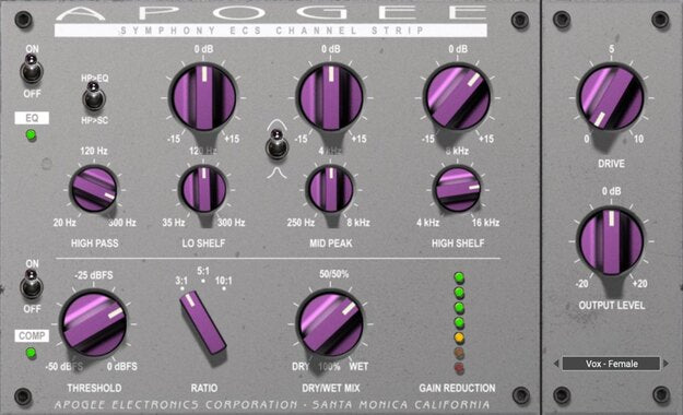 Apogee (Software) Symphony ECS Channel Strip