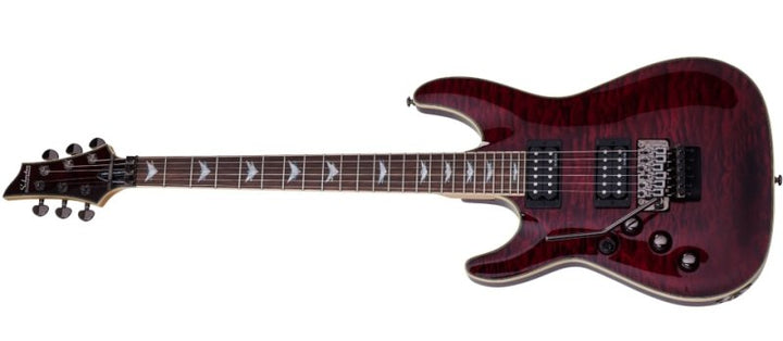 Schecter Omen Extreme-FR Electric Guitar (Black Cherry, Left-Handed)