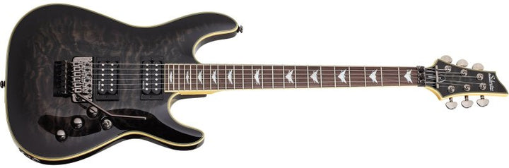 Schecter Omen Extreme-FR Electric Guitar (See-Thru Black)