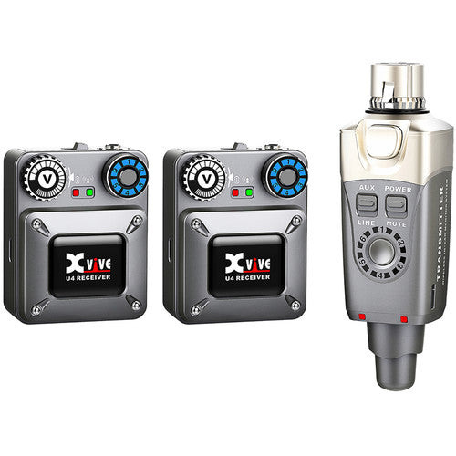 Xvive XVIVE-U4R2 Wireless In-Ear Monitoring System Set - Headphones