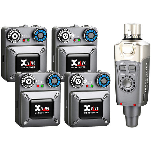 Xvive XVIVE-U4R4 Wireless In-Ear Monitoring System Set - Headphones
