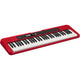 Casio CT-S200RD 61-Key Portable Keyboard (with Stand and Bench) - Electric Pianos