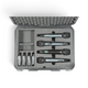 SKB SKB iSeries 1813-5 Wireless Four Mic Case (Black, Pre-Cut Foam) - Microphone Cases