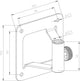 K&M K&M 23856 Black Microphone Wall Mount