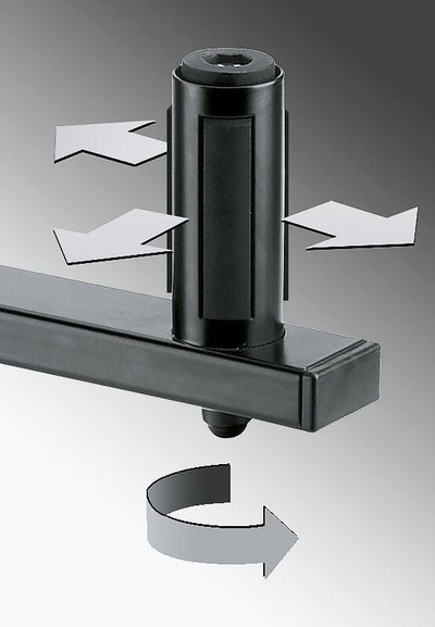 K&M K&M 24110 Black Speaker Wall Mount