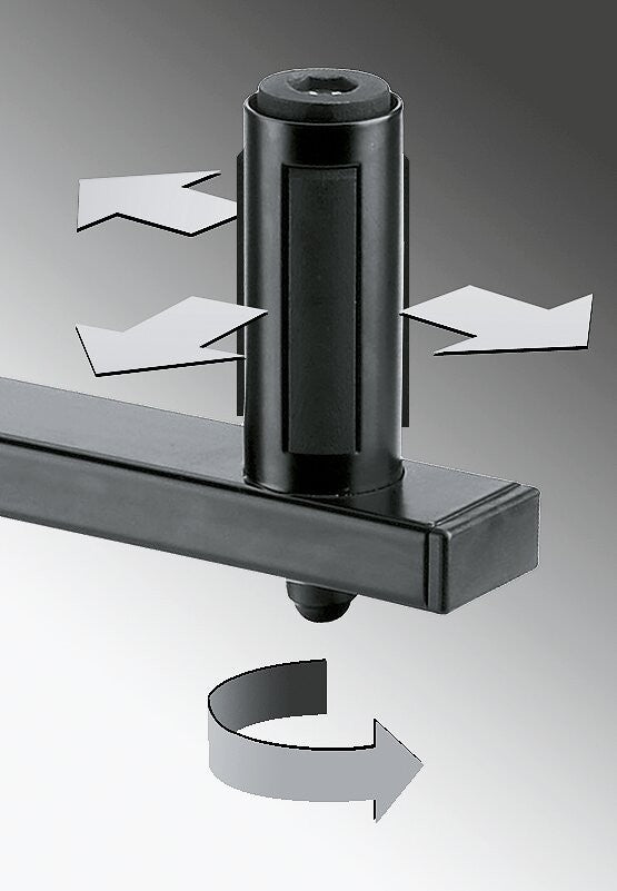 K&M K&M 24110 Black Speaker Wall Mount