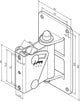 K&M K&M 24471 Black Speaker Wall Mount