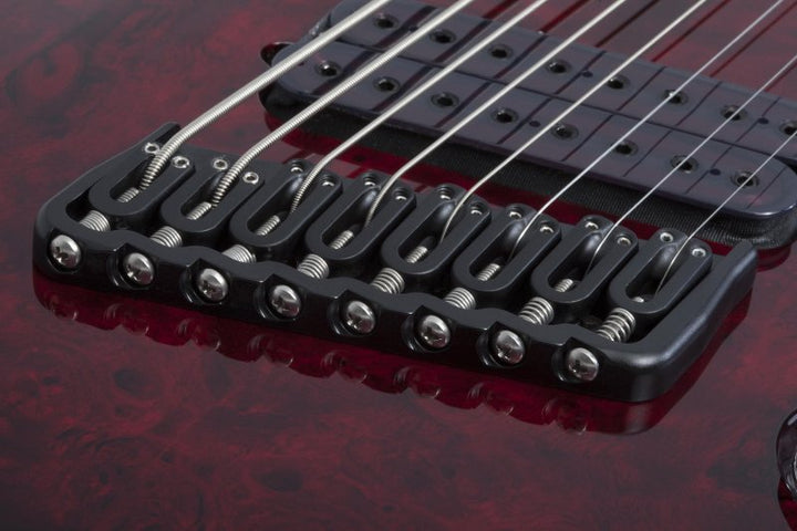 Schecter Omen Elite-8 Multiscale 8-String Electric Guitar (Black Cherry Burst)