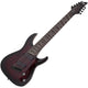 Schecter Omen Elite-8 Multiscale 8-String Electric Guitar (Black Cherry Burst)