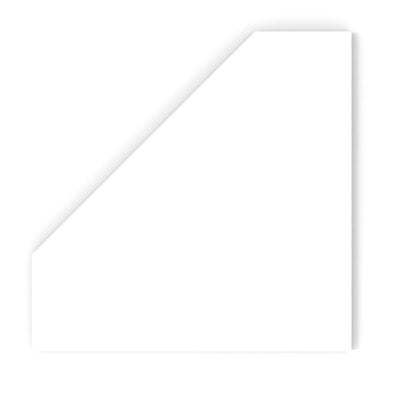 Glorious MODULAR-SIDE-ADAPT Modular Side Rack Adapter For Workstation to a Workbench (White)