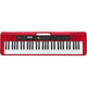 Casio CT-S200RD 61-Key Portable Keyboard (with Stand and Bench) - Electric Pianos