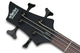 Schecter Stiletto Stealth-4 Electric Bass (Satin Black, Left-Handed)