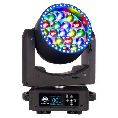 ADJ Moving Head (Wash + LED Ring) with 19 x 30W RGBL LED