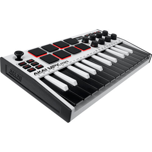 Akai Akai MPK Mini MK3 25-Key MIDI Keyboard and Pad Controller (White, Open Box)