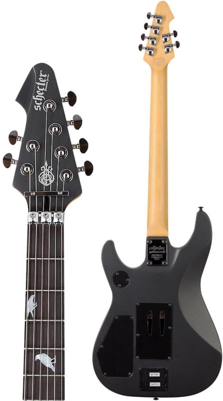 Schecter DJ Ashba Electric Guitar (Carbon Grey)