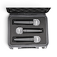 SKB SKB iSeries 0907-3 Three Mic Case (Black, Pre-Cut Foam) - Microphone Cases