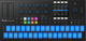 Fender Motion 32 Chromatic Pad & Step Sequencer MIDI Controller - top-down view