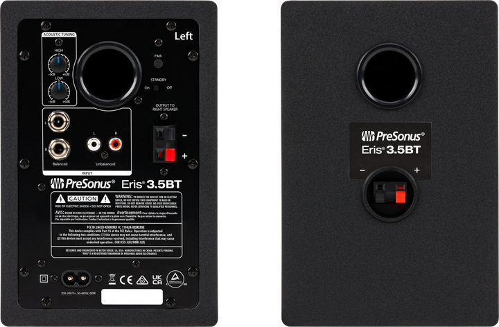 PreSonus Eris 3.5BT Media Reference Monitors with Bluetooth® Connectivity - 3.5"