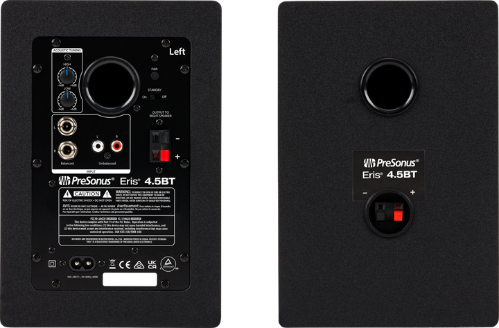 PreSonus Eris 4.5BT Media Reference Monitors with Bluetooth® Connectivity - 4.5"