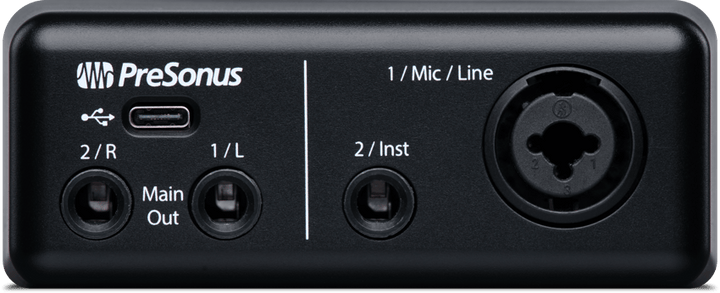 PreSonus Audiobox GO CREATOR Bundle Recording Package with USB-C Audio Interface