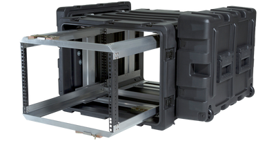 SKB SKB 3RR-7U24-25B rSeries 7U Shock Rack (Black) - Cases & Transport Accessories