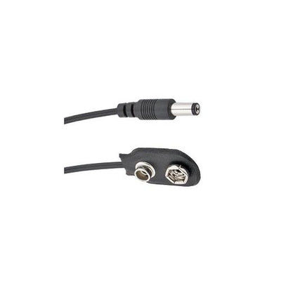 Voodoo Lab Voodoo Lab PPBAT 9V Battery Snap and 2.1mm Straight Barrel Cable - 18"