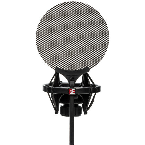 SE Electronics X1SVP X1 S Microphone with Shockmount and Cable Bundle – rear view