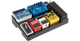 SKB SKB 1SKB-PB1712 Injection Molded Non-Powered Pedalboard (Black) - Pedal Boards