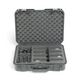 SKB SKB iSeries 1813-5 Wireless Four Mic Case (Black, Pre-Cut Foam) - Microphone Cases