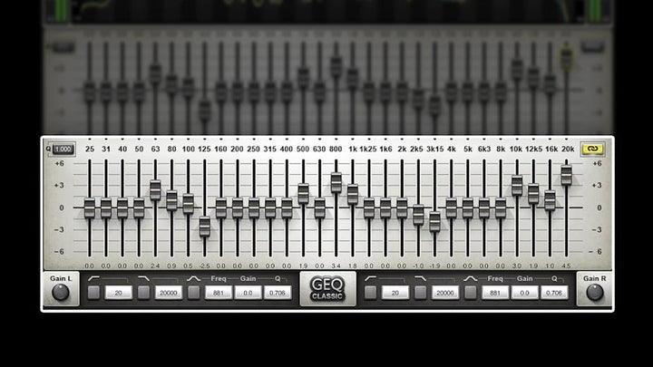 WAVES Waves GEQ Graphic Equalizer