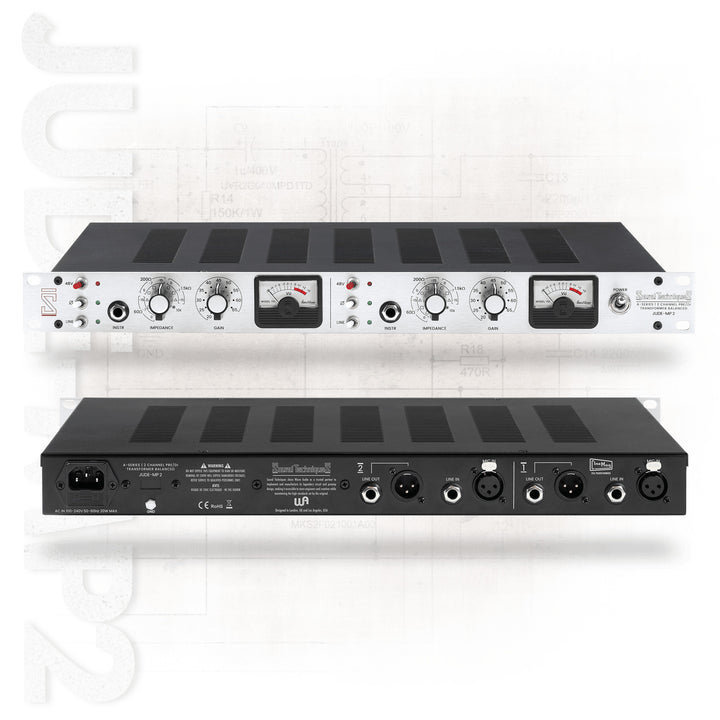 Warm Audio JUDE-MP2 – front and rear panels