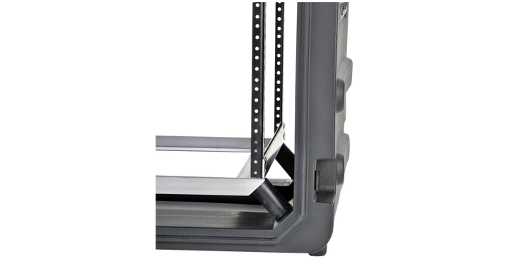 SKB SKB 3SKB-R12U20W rSeries 12U 20 Deep Rolling Shock Rack (Black) - Cases & Transport Accessories