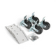 SKB SKB 3SKB-CAST1 3R Series Caster Kit (Black) - Cases & Transport Accessories