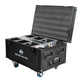 ADJ 6 x MIRAGE-Q6-IP (Battery) Fixtures w/Flight Case - Black